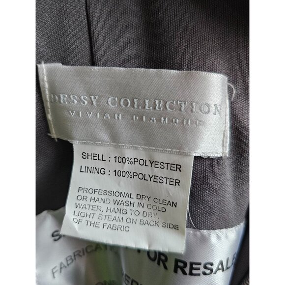 Dessy Olive Crepe - Bridesmaid - Picture 4 of 4